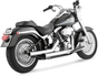 Vance & Hines Straightshots Exhaust System in Chrome for Softail 17818