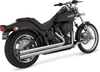 Vance & Hines Big Shots Long Exhaust System for Softail - Chrome (Part No. 17924)