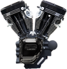 S&S Cycle T143 Long Block Engine - Black Edition for Dyna – Part 310-0901A