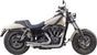 TBR Comp S 2-Into-1 Dyna Exhaust System with Carbon Fiber End Cap for Harley Davidson FXD Series