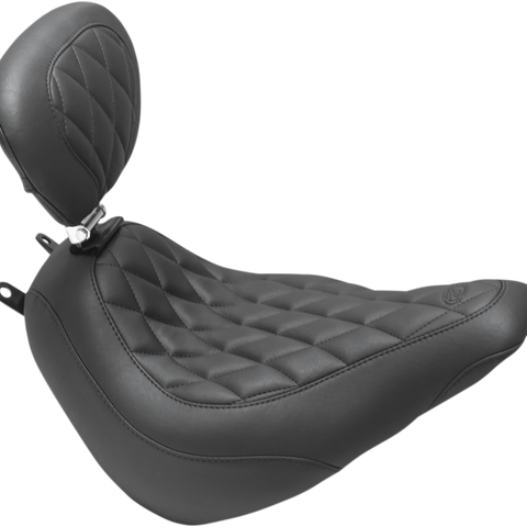 MUSTANG Wide Tripper Seat - Driver's Backrest - Diamond 83007 - Team Dream Rides