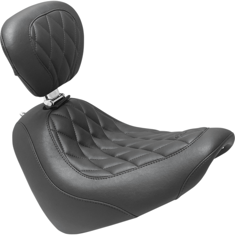 MUSTANG Wide Tripper Seat - Driver's Backrest - Diamond 83016 - Team Dream Rides