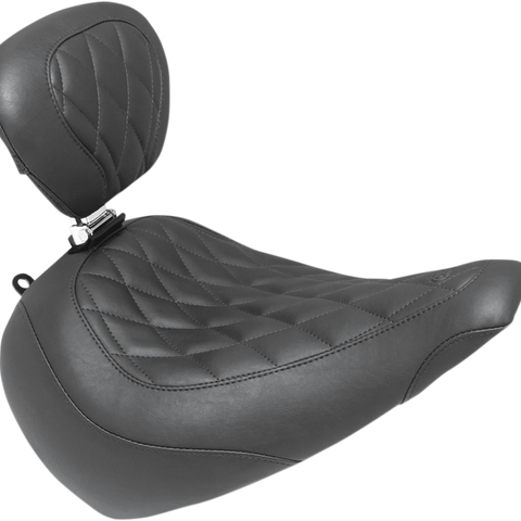 MUSTANG Wide Tripper Seat - Driver's Backrest - Diamond 83025 - Team Dream Rides