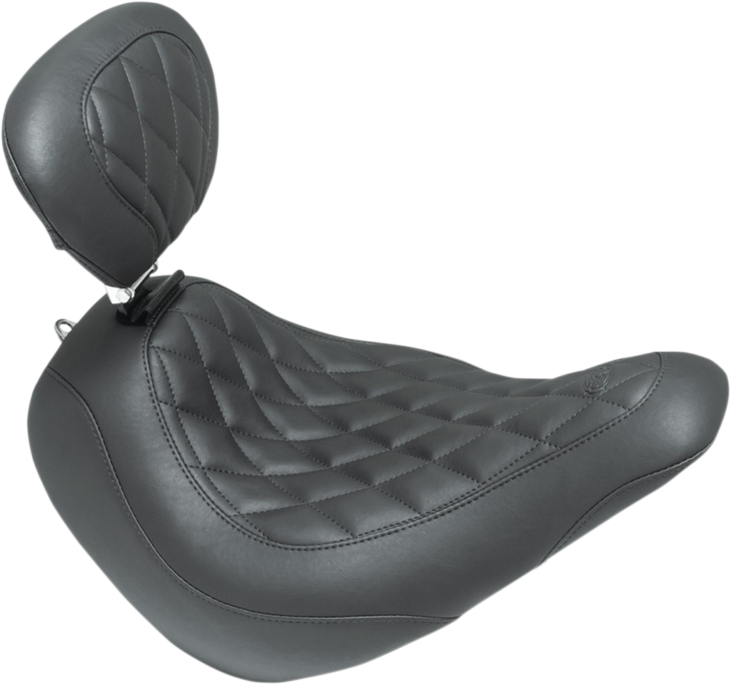 MUSTANG Wide Tripper Seat - Driver's Backrest - Diamond 83043 - Team Dream Rides