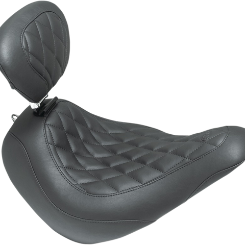 MUSTANG Wide Tripper Seat - Driver's Backrest - Diamond 83043 - Team Dream Rides