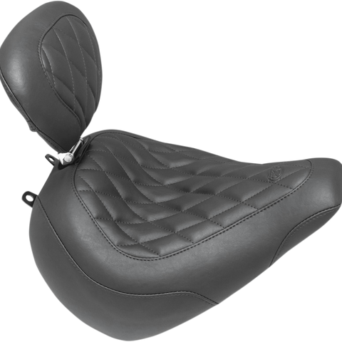 MUSTANG Wide Tripper Seat - Driver's Backrest - Diamond 83061 - Team Dream Rides