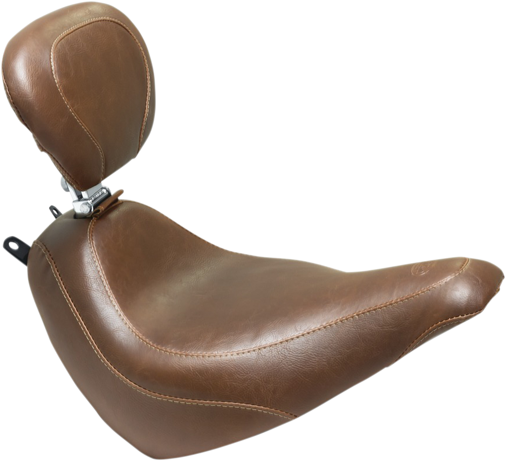 MUSTANG Wide Tripper Seat - Driver's Backrest - Brown 83001 - Team Dream Rides