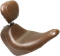 MUSTANG Wide Tripper Seat - Driver's Backrest - Brown 83037 - Team Dream Rides