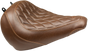 MUSTANG Seat - Wide Tripper* Solo - without Backrest - Diamond - Brown 83023 - Team Dream Rides