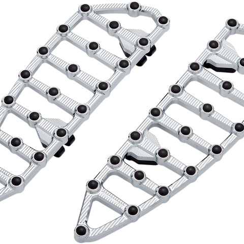 Arlen Ness MX Driver Floorboards, Chrome - Part Number 06-890