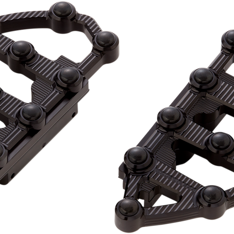 Arlen Ness MX Passenger Floorboards 06-896 in Black for Enhanced Comfort and Traction