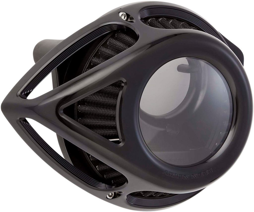 Arlen Ness Clear Tear Air Cleaner Kit - Black (Part 18-998)