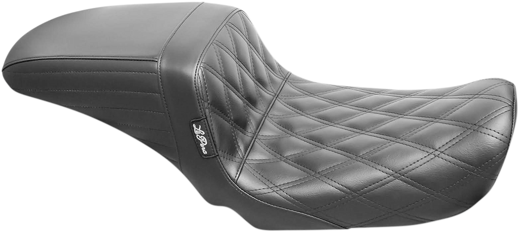 LE PERA Kickflip Seat - Double Diamond Black for Harley FXD 2006-2017 (Part LK-591DD)
