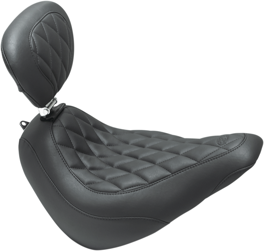 MUSTANG Wide Tripper Seat - Driver's Backrest - Diamond 83046 - Team Dream Rides