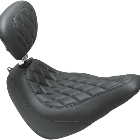 MUSTANG Wide Tripper Seat - Driver's Backrest - Diamond 83046 - Team Dream Rides