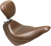 MUSTANG Wide Tripper Seat - Driver's Backrest - Brown 83049 - Team Dream Rides