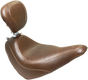 MUSTANG Wide Tripper Seat - Driver's Backrest - Brown 83049 - Team Dream Rides