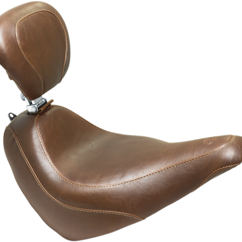 MUSTANG Wide Tripper Seat - Driver's Backrest - Brown 83049 - Team Dream Rides