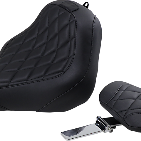 MUSTANG Wide Tripper Seat - Driver's Backrest - Diamond 83034 - Team Dream Rides