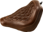 MUSTANG Seat - Wide Tripper* Solo - without Backrest - Diamond - Brown 83032 - Team Dream Rides