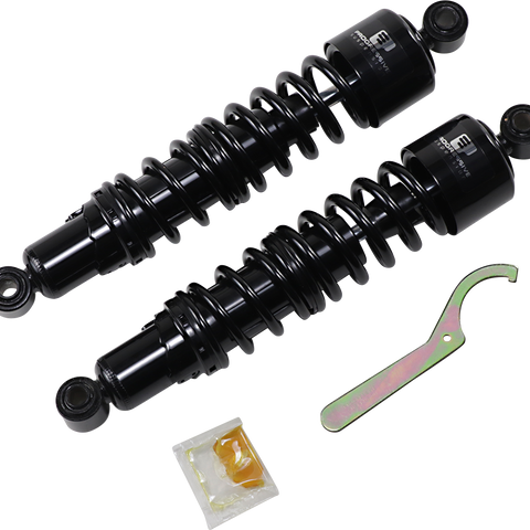 Progressive Suspension 412 Series Shock for Harley FXD 14-Inch Black, Part 412-4085B