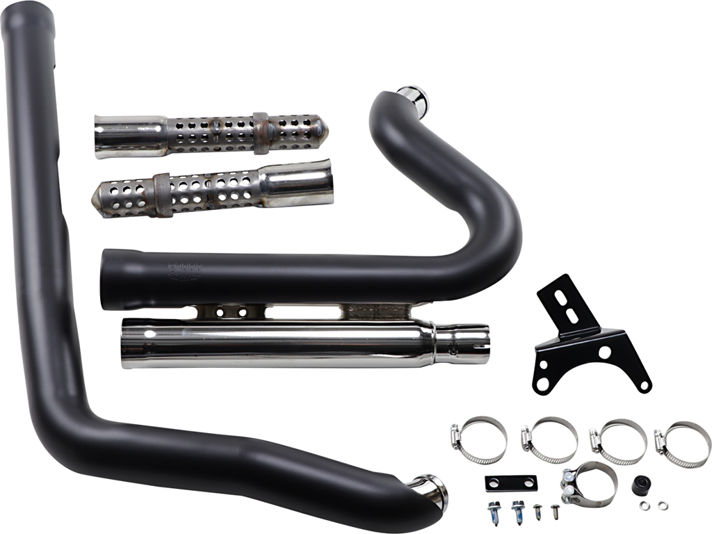 COBRA 909 Exhaust - Black - '06-'11 Dyna 6709B