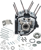 S&S CYCLE Twin Cam 88A Engine Case with 4.125" Bore, Wrinkle Black - Part No. 31-0181A
