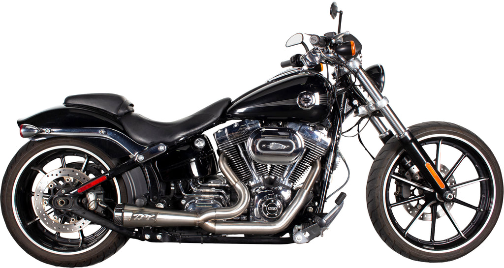 TBR Comp S 2-1 Tc Softail Exhaust with Black Endcap - Part 005-5210199
