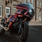 7'' OG Projector LED Headlight for Harley-Davidson installed on a 2007 Dyna