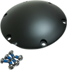 Drag Specialties Satin Black 6-Hole Derby Cover for Harley-Davidson Sportster 2004-2022 - Part 301500
