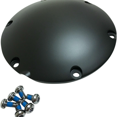 Drag Specialties Satin Black 6-Hole Derby Cover for Harley-Davidson Sportster 2004-2022 - Part 301500