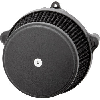 ARLEN NESS Big Sucker™ Stage 1 Air Cleaner Kit with Cover - Smooth Wrinkle Black (Part 600-303)