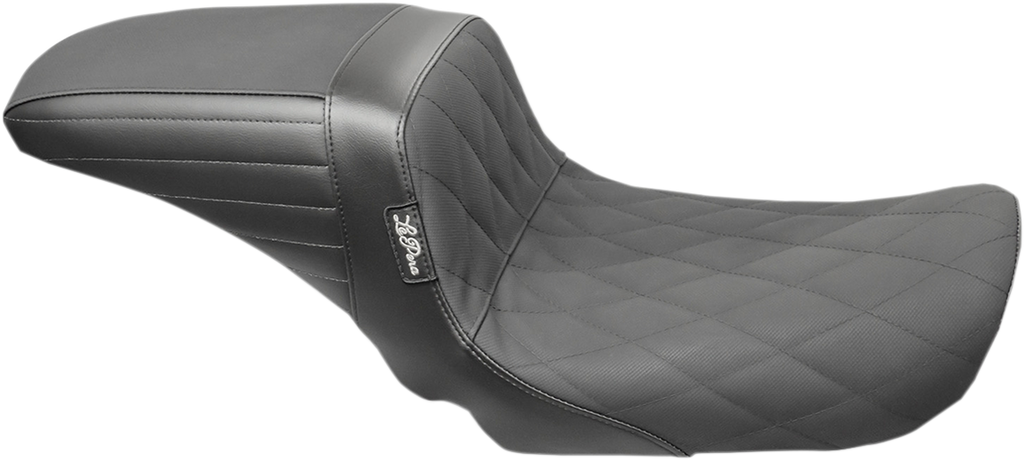 LePera Kickflip Seat with Diamond Pattern and Gripp Tape for Harley FXD '04-'05 (Part Number: LF-591DMGP)