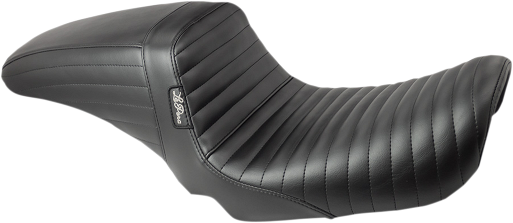 LePera Kickflip Seat - Pleated Black for Harley FXD 2004-2005, Part LF-591PT
