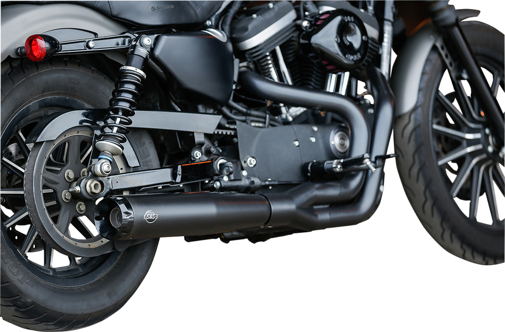 S&S CYCLE 50 State 2:1 Black Exhaust for Harley XL – Part Number 550-0952A
