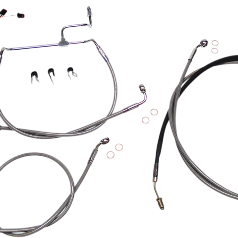 MAGNUM SHIELDING XR Handlebar Installation Kit - Stainless Steel/Chrome 589831 - Team Dream Rides