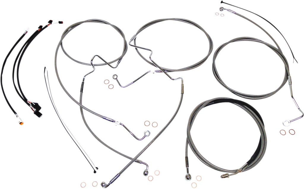 MAGNUM SHIELDING XR Handlebar Installation Kit - Stainless Steel/Chrome 589921 - Team Dream Rides