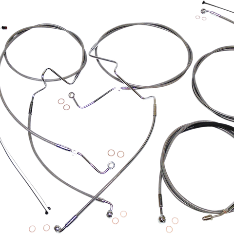 MAGNUM SHIELDING XR Handlebar Installation Kit - Stainless Steel/Chrome 589921 - Team Dream Rides