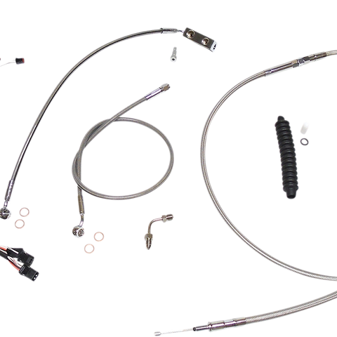 MAGNUM SHIELDING XR Handlebar Installation Kit - Stainless Steel/Chrome 589942 - Team Dream Rides