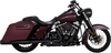 Vance & Hines 4-1/2 inch Torquer Mufflers for Harley FL Models 1995-2016 - Black, Part #46673