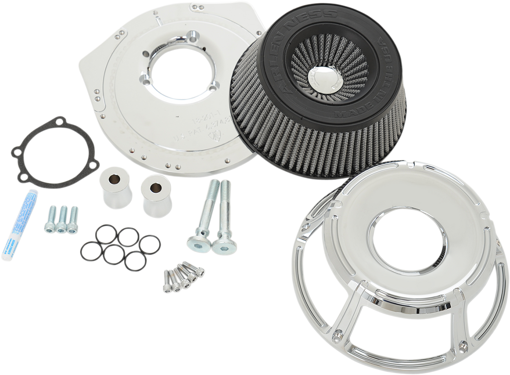 Arlen Ness Inverted Series Air Cleaner Kit - Chrome (Part #18-922)