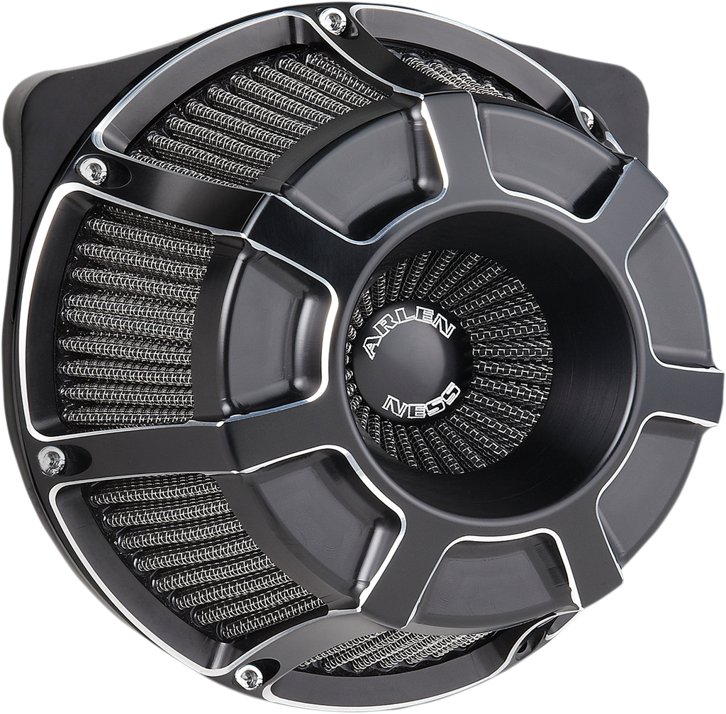 Arlen Ness Inverted Series Air Cleaner Kit - Black (Part #18-933)