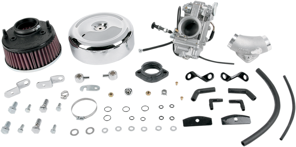 MIKUNI Smoothbore Carburetor Total Kit - HSR45 - Evolution Big Twin 45-2