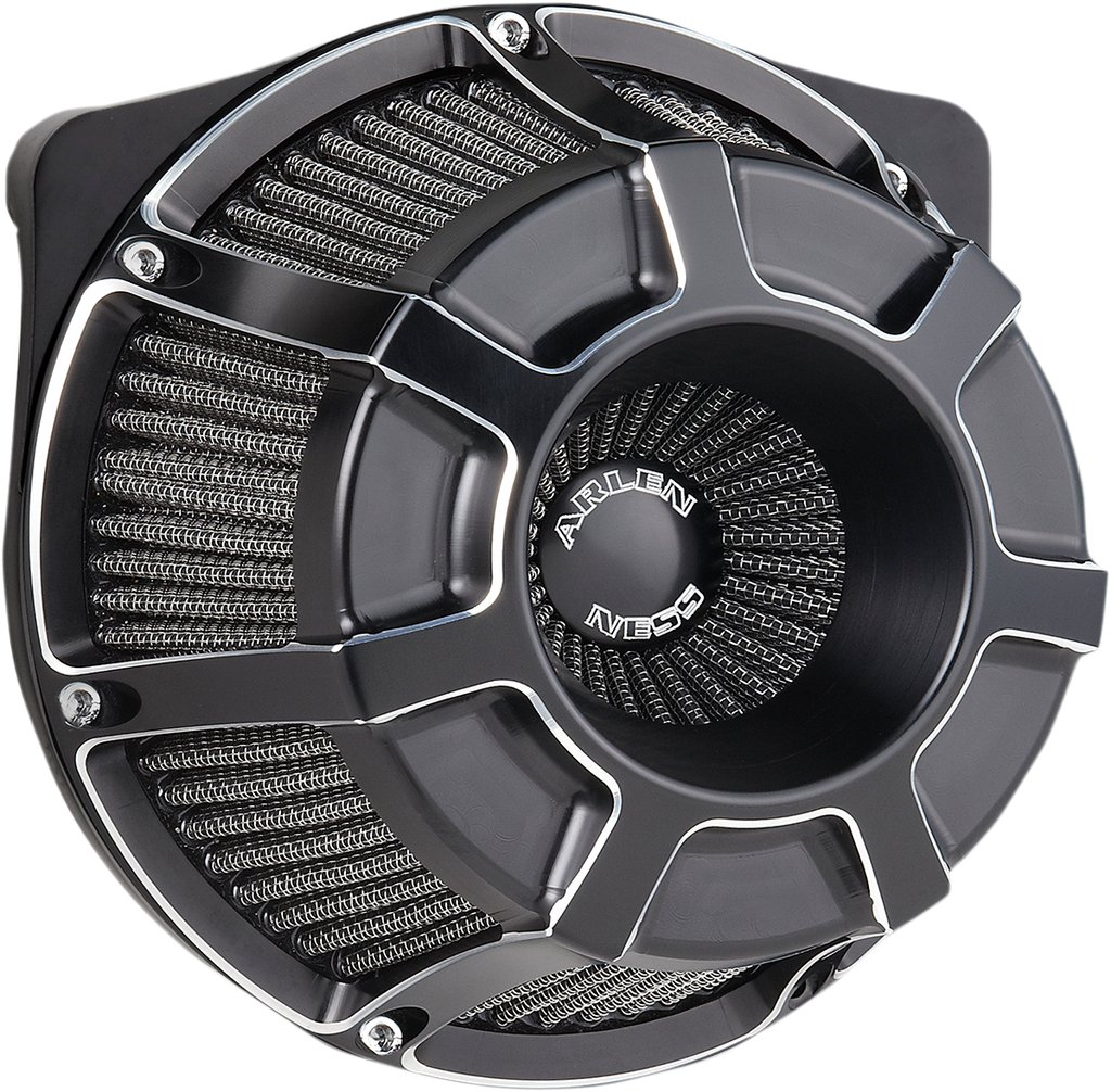 Arlen Ness Inverted Series Air Cleaner Kit - Black (Part #18-919)