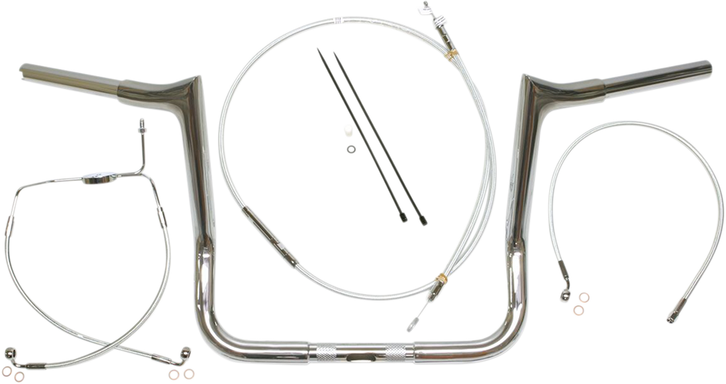 MAGNUM SHIELDING Handlebar Kit - Viking - 10" - Sterling Chromite II? 38830-410