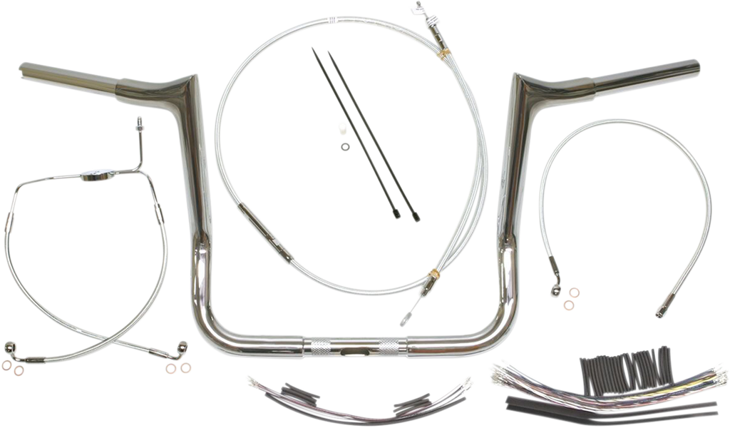 MAGNUM SHIELDING Handlebar Kit - Viking - 12" - Sterling Chromite II? 38830-412