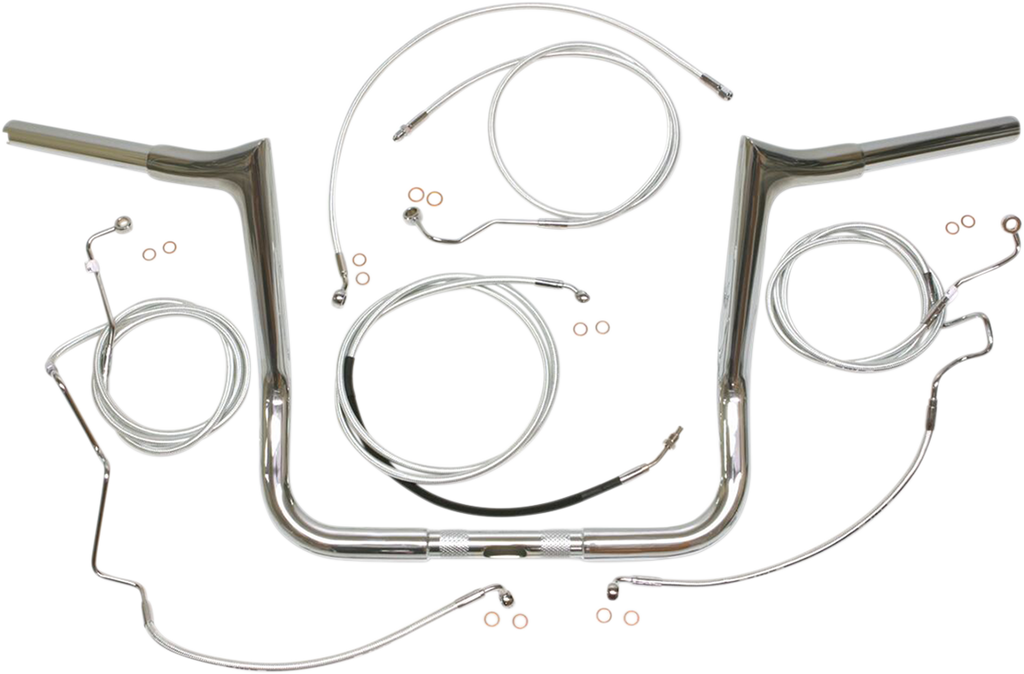 MAGNUM SHIELDING Handlebar Kit - Viking - 10" - Sterling Chromite II? 38834-410