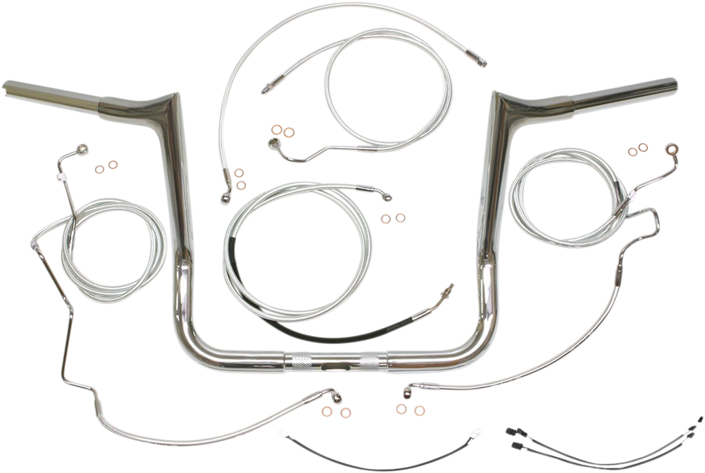 MAGNUM SHIELDING Handlebar Kit - Viking - 12" - Sterling Chromite II? 38869-412