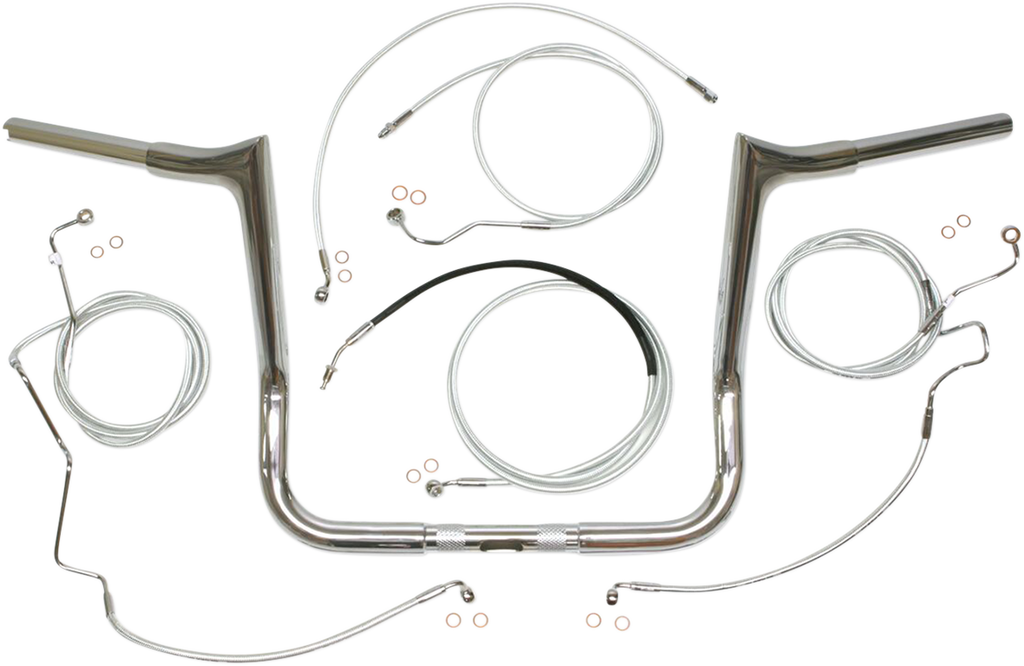 MAGNUM SHIELDING Handlebar Kit - Viking - 10" - Sterling Chromite II? 38884-410