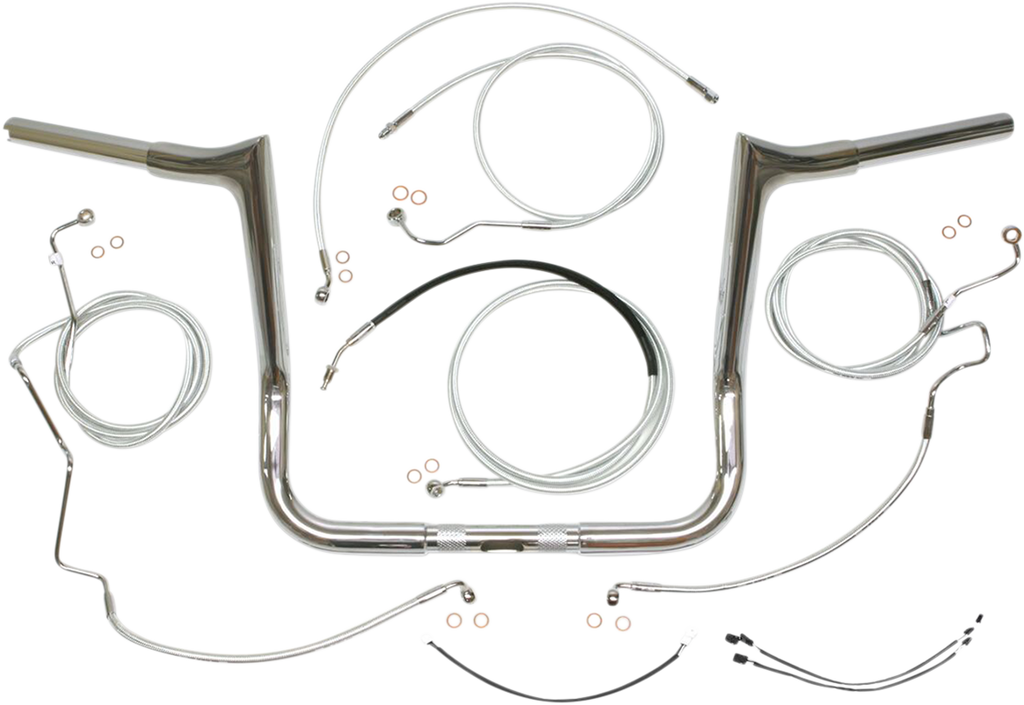 MAGNUM SHIELDING Handlebar Kit - Viking - 14" - Sterling Chromite II? 38884-414